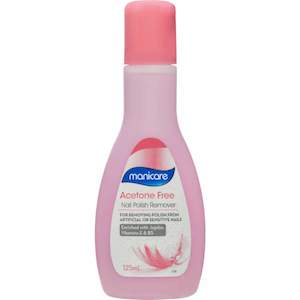 Manicare Acetone Free Nail Polish Remover Enriched With Jojoba, Vitamins E & B5 125 ml