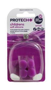 PROTECH+ Ear Plugs Child Silicone 2pr