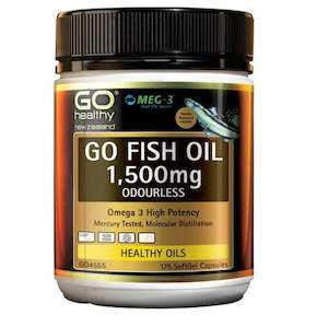 Omegas And Healthy Fats: GO Fish Oil 1500mg 175 Caps