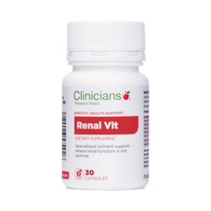 Diet Supp Antioxidants: CLINIC. Renal Vit 30 Caps