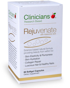 Clinicians: Clinicians Rejuvenate with Hyaluronic acid 60 caps