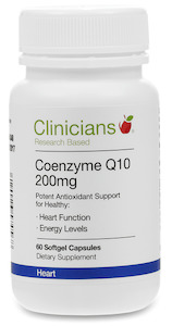 Clinicians: Clinicians Q10 200mg 30 Softgels