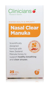 Clinicians Nasal Clear Manuka 25 ml