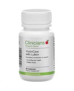 Clinicians Vision Care With Lutein 60 Capsules