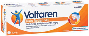 Topical Pain: VOLTAREN Pain Relief Gel 100g