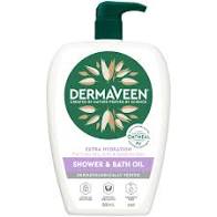Skin Care: DERMAVEEN Gnl Shower & Bath Oil 500ml
