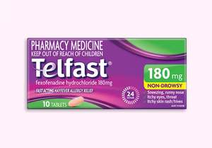 TELFAST Tablets 180mg 10s