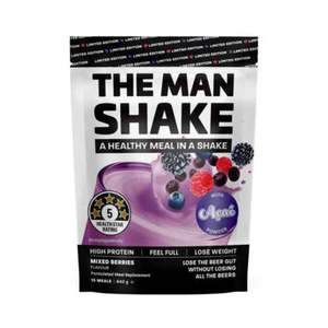 Conditions Weight Management: The Man Shake Mixed Berries 840g