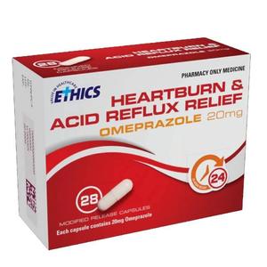 Natural And Organic Antibiotic Support: Ethics Heartburn & Acid Reflux Relief 28 Capsules