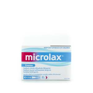 Natural And Organic Antibiotic Support: MICROLAX Enema 4pk