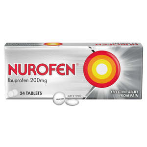 Personal Care First Aid: Nurofen Tablets | 24 Tablets and 96 Tablets