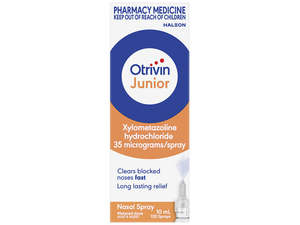 Sinus And Nasal: OTRIVIN Junior Nasal Spray 10ml