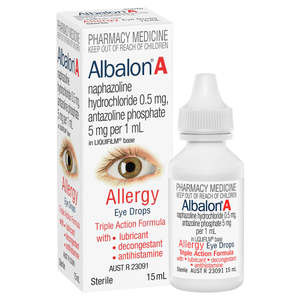 Albalon A Allergy Eye Drops 15ml