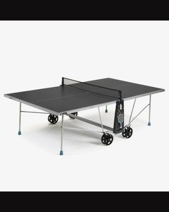 Cornilleau 100X Table Tennis Table - Grey - Cornilleau
