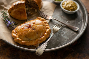 Mince, Cheese & Caramelised Onion Cornish Pasties