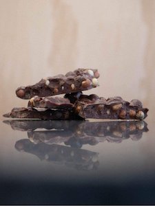 Milk or Dark Chocolate Hazelnut Slab - Coromandel Chocolate
