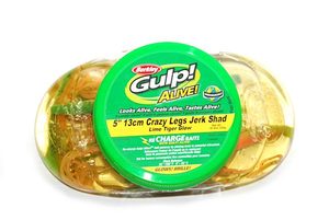 Products: Berkley Gulp Alive Crazy Legs Jerkshad 5 inch Softbait