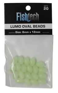Beads Lumo Oval 8mm - Fishtech