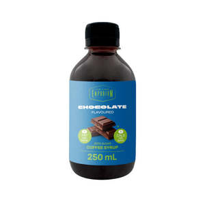 Low Carb Syrups: Chocolate Coffee Syrup 250ml for Cafes and Home Coffee NZ