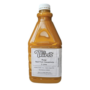 Smoothies And Frappes: Mango Smoothie Fruit Concentrate 2L for Cafes and Smoothie Bars NZ