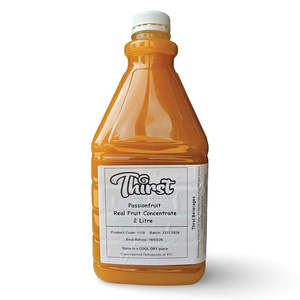 Smoothies And Frappes: Passionfruit Smoothie Fruit Concentrate 2L for Cafes and Smoothie Bars NZ