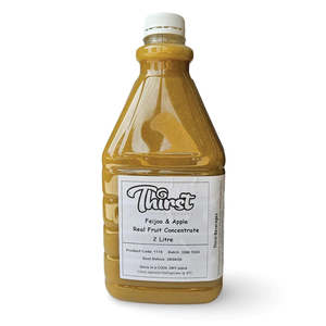 Smoothies And Frappes: Feijoa and Apple Smoothie Fruit Concentrate 2L for Cafes and Smoothie Bars NZ
