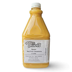 Smoothies And Frappes: Banana Smoothie Fruit Concentrate 2L for Cafes and Smoothie Bars NZ