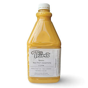 Banana Real Fruit Concentrate - 2L