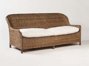 Rattan 1: Gable Sofa – Pepper