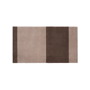 Living: Tica Copenhagen / Mat /  Horizontal Stripes / Sand + Brown