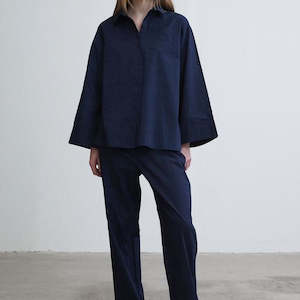Sleepwear: Des Sen / Long Sleep Set / Ocean