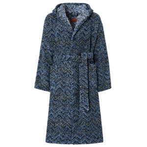 Missoni Home: Missoni Home / Bathrobe / Hooded / Long / Azul 150