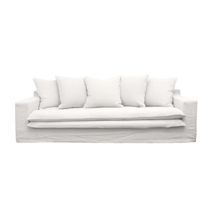 Coastal: Keely Slipcover Sofa / 3 Seater