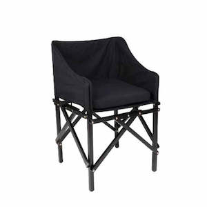 Furniture: Folding Director Chair / Black