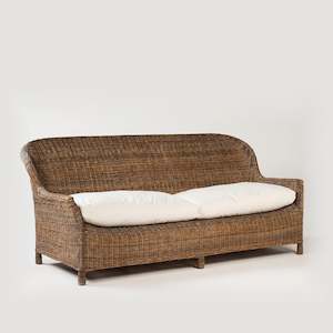 Furniture: Rattan Gable Sofa / Pepper