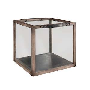 Lantern with Leather Strap / Large Square