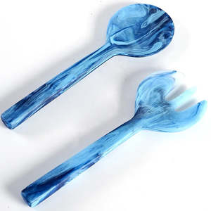 Nashi Home / Long Handle Servers / Denim Swirl