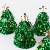 Christmas: Meri Meri /  Tinsel Tree Party Hats