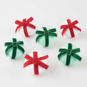 Meri Meri / Christmas Big Bow Surprise Balls / Set 6