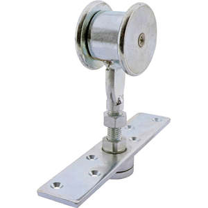 Commercial Sliding Door Hardware: 2 Wheel Bifold Door Trolley With Pivot Plate Zinc 100kg