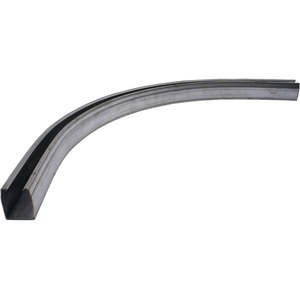 Commercial Sliding Door Hardware: Track Curve Galvanised 600mm 300kg