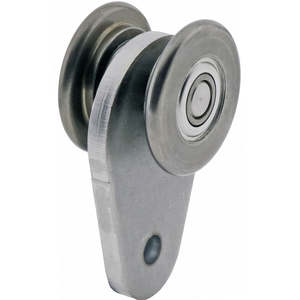 Commercial Sliding Door Hardware: 2 Wheel Curtain Trolley Stainless Steel 27mm