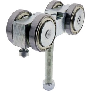 Industrial Sliding Doors: 4 Wheel Trolley Zinc Plated 175mm 2000kg Load