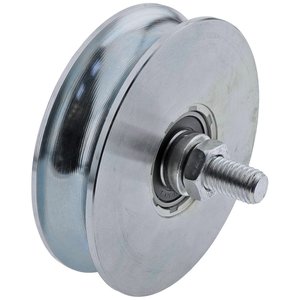 Gate Roller and Bolt Zinc 98mm M12