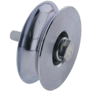 Gate Roller and Bolt Zinc 78mm M12