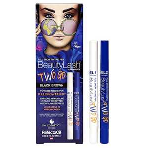 Products: BeautyLash TWO GO Full Brow Home Tinting Pen – Black Brown - Cosmetologists NZ