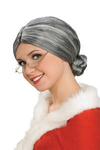 100 Days Of School Costumes Accessories: Old Lady Grey Wig for Adults