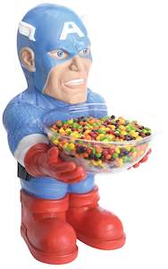 Costumes Starting With C: Captain America Candy Bowl Holder - Marvel Avengers