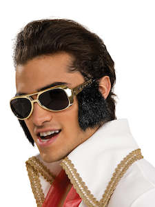 Costumes Starting With E: Elvis Glasses With Sideburns - Elvis Presley