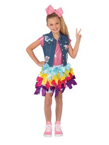 Costumes Starting With J: JoJo Siwa Dress Vest Set Costume for Kids - Nickelodeon JoJo Siwa